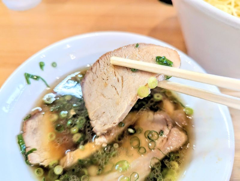 中華そば誠のつけ麺のチャーシュー