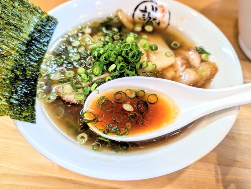 中華そば誠のつけ麺のスープ