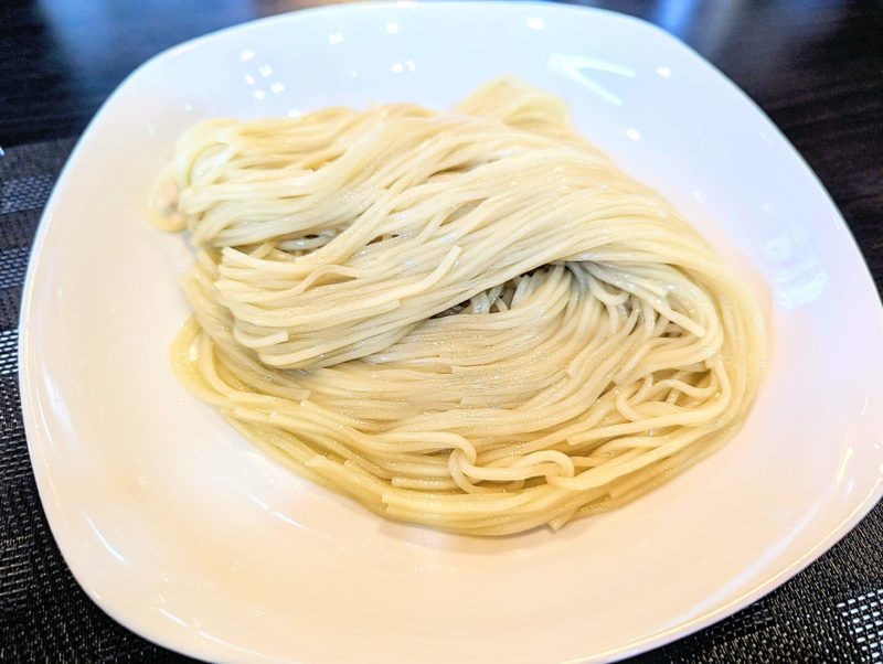 中華ソバ藤むらのつけそばの麺