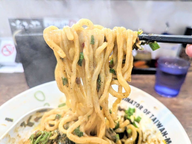 はなび浜松店の元祖台湾まぜそばのアップ