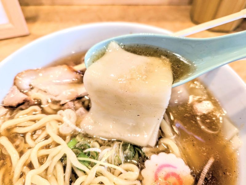 中華そば雅のわんたん麺のわんたん