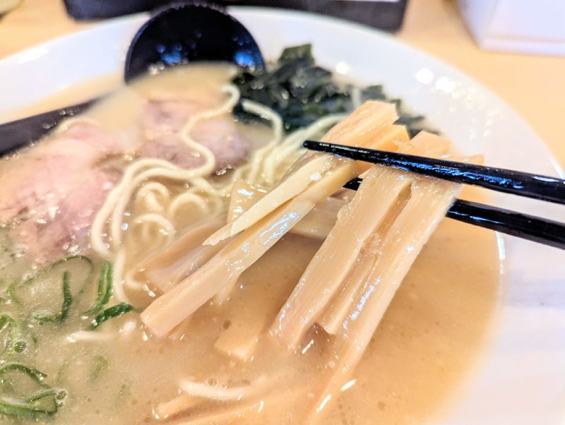 NEWラーメンショップR150のメンマラーメンのメンマ