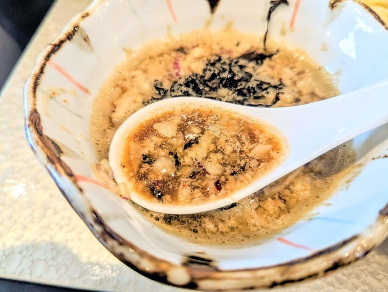 さすけの背脂煮干しつけ麺[限定]のスープ