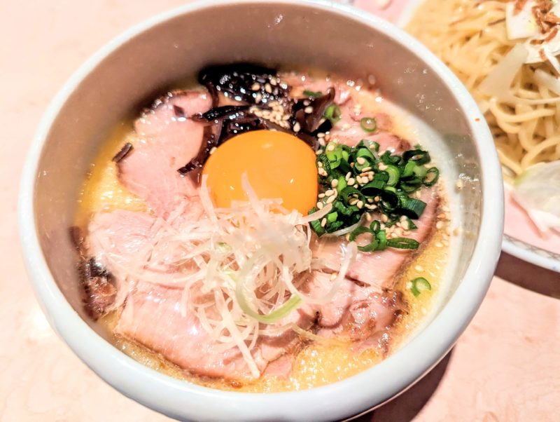 7福神のつけ麺塩のスープ